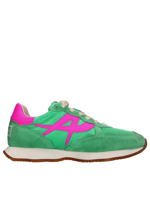Sneakers modello SUNSTAR in camoscio e tessuto ASH | SUNSTAR CALF SUEDEVERDE-FUXIA